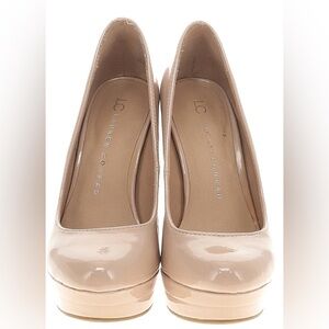 LC Lauren Conrad Nude Lauren Platform Pumps